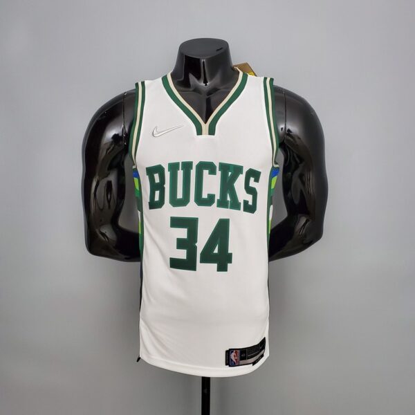 Regata NBA Bucks Branca