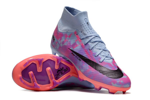 Nike Air Zoom Mercurial Superfly IX Elite Campo - Azul/Roxo - Image 3