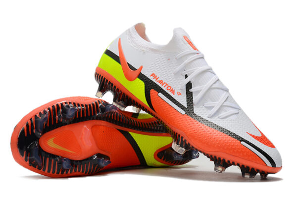 Nike Phantom GT2 Dynamic Elite Campo - Branca/Laranja - Image 3