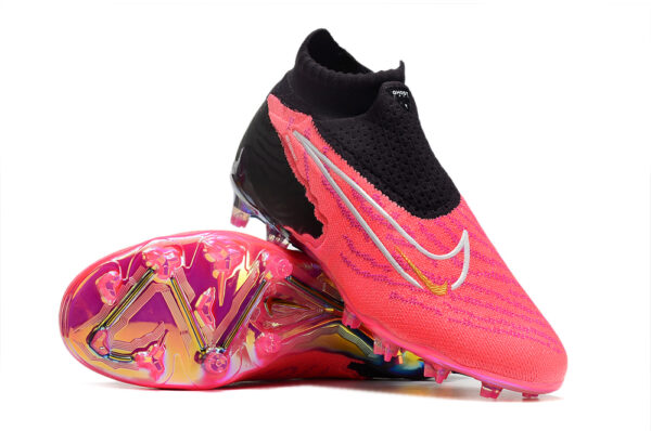 Nike Phantom GX Elite Cano Alto - Rosa/Preta - Image 3