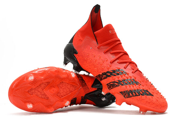 Adidas Predator Freak 1 Campo Cano Alto - Vermelha/Preta - Image 3