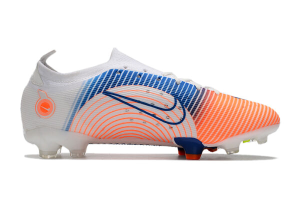 Nike mercurial XIV Campo - Branca/Laranja/Azul - Image 2