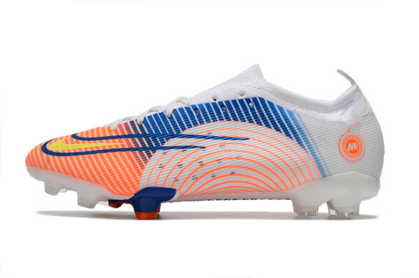 Nike mercurial XIV Campo - Branca/Laranja/Azul