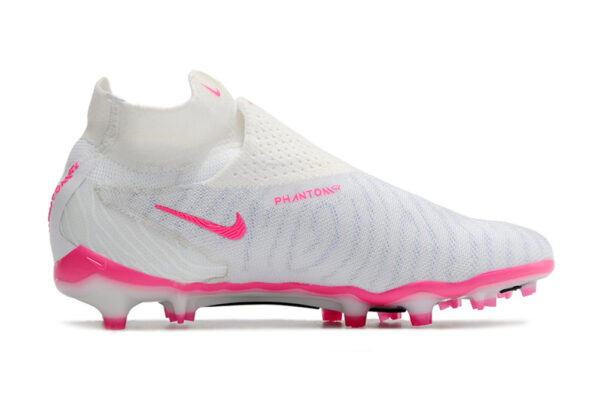 Nike Phantom GX Elite Cano Alto - Branca/Rosa - Image 2