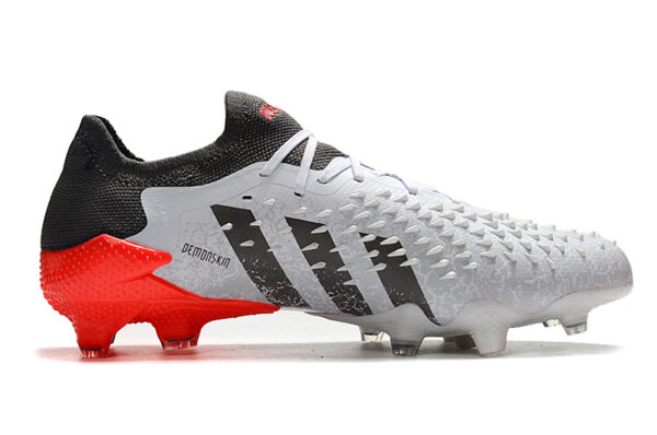 Adidas Predator Freak 1 Campo - Cinza/Vermelha - Image 2