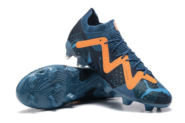 Puma Future Ultimate Campo - Azul/Laranja - Image 3