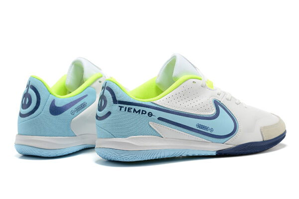 Nike Tiempo Legend 9 Futsal - Branco/Azul - Image 4