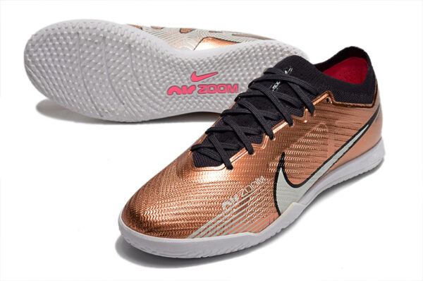 Nike Air Zoom Mercurial Vapor XV Elite Futsal - Dourado - Image 3