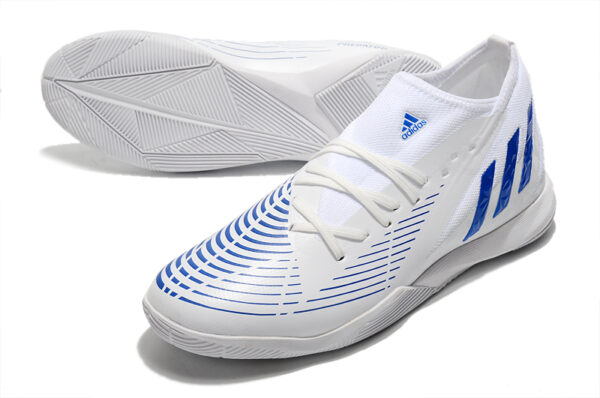 Adidas Predator Edge 3 Futsal - Branca/Azul - Image 3