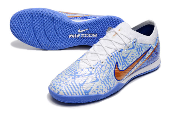 Nike Air Zoom Mercurial Vapor XV Elite Futsal - Branco/Azul - Image 3