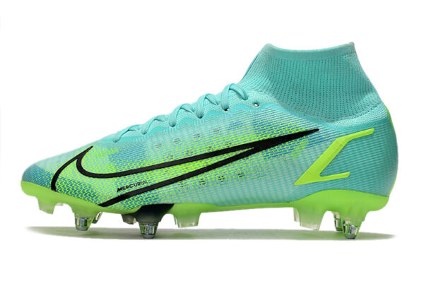 Nike Mercurial Superfly VIII Elite SG Campo Trava Mista - Verde