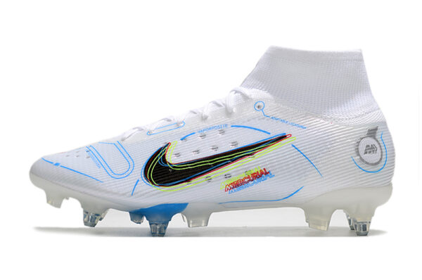 Nike Mercurial Superfly 8 Elite Campo Trava Mista - Branca