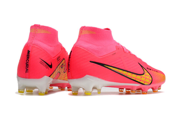 Nike Air Zoom Mercurial Superfly IX Elite Campo - Rosa/Amarelo - Image 2