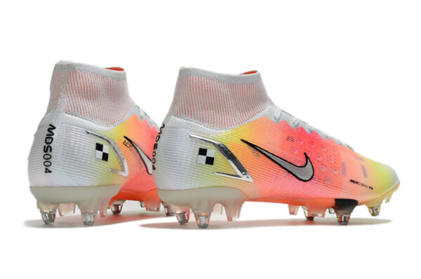 Nike Mercurial Superfly VIII Elite SG Campo Trava Mista - Branca/Amarela - Image 2