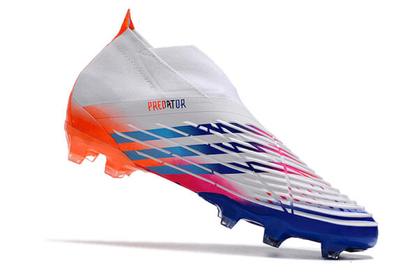 Adidas Predator FIFA World Cup Qatar 2022 Edge+ Campo - Branca/Azul/Laranja - Image 4