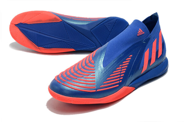 Adidas Predator Edge1 Futsal - Azul/Laranja - Image 3