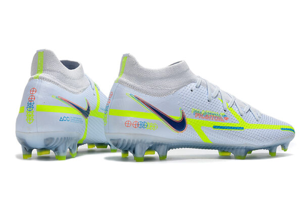 Nike Phantom GT2 Dynamic Fit Elite Campo - Branca/Verde/Azul - Image 2