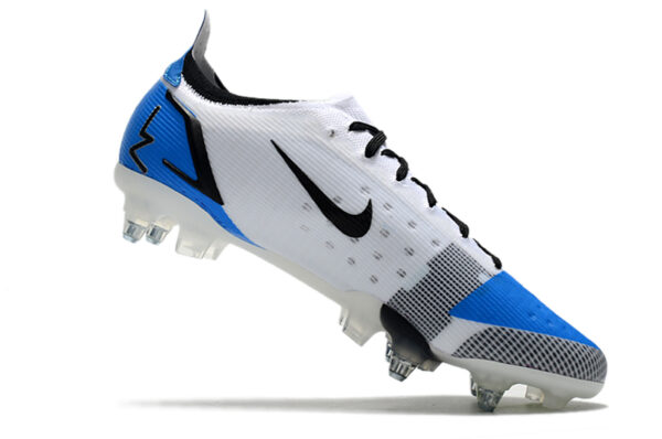 Nike Mercurial Vapor XIV Elite SG Campo Trava Mista - Branca/Azul - Image 3