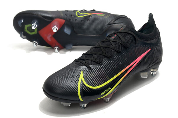 Nike Mercurial Vapor XIV Elite SG Campo Trava Mista - Preta - Image 4