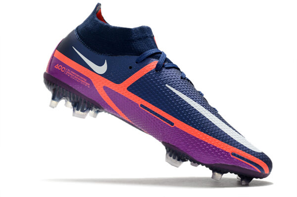 Nike Phantom GT2 Dynamic Fit Elite Campo - Azul/Roxa - Image 4