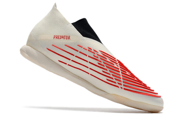 Adidas Predator Edge1 Futsal - Off White/Vermelha - Image 4