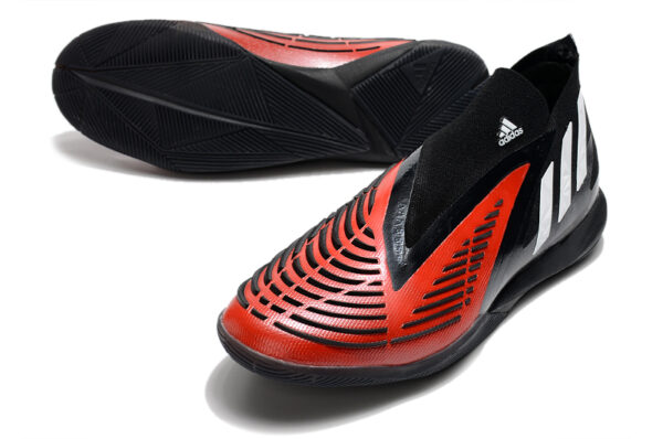 Adidas Predator Edge1 Futsal - Preta/Vermelha - Image 3