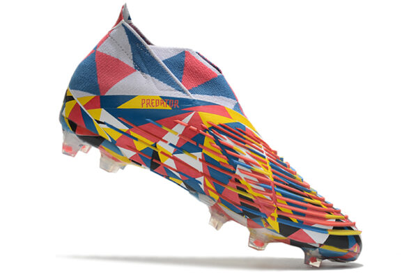 Adidas Predator Edge+ Campo - Branca/Vermelha/Azul - Image 4