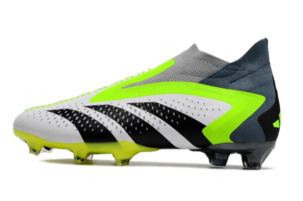 Adidas Predator Accuracy+ FG Boots Campo - Branca/Preta/Verde