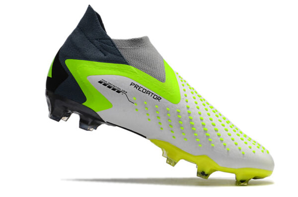 Adidas Predator Accuracy+ FG Boots Campo - Branca/Preta/Verde - Image 4