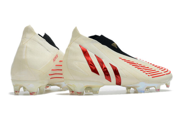 Adidas Predator Edge+ Campo - Bege/Vermelha - Image 2