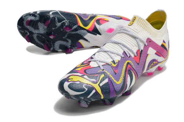 Puma Future Ultimate Campo - Branca/Roxa - Image 3