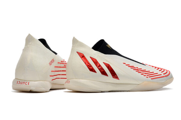 Adidas Predator Edge1 Futsal - Off White/Vermelha - Image 3