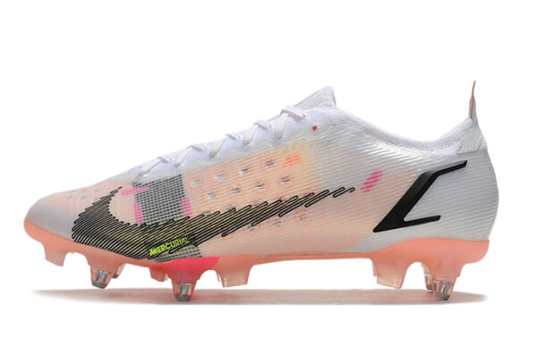 Nike Mercurial Vapor XIV Elite SG Campo Trava Mista - Branca/Rosa