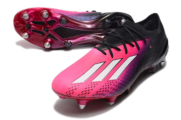 Adidas X SPEEDPORTAL 1 Campo Trava Mista - Preta/Rosa - Image 3