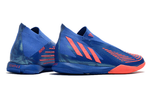 Adidas Predator Edge1 Futsal - Azul/Laranja - Image 2