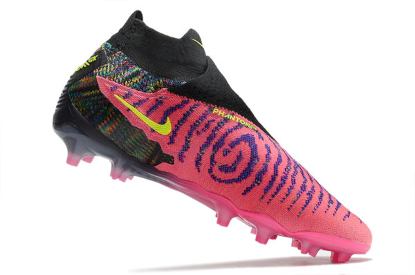 Nike Phantom GX Elite Campo Cano Alto - Preta/Rosa - Image 2