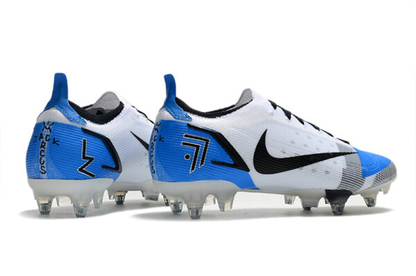 Nike Mercurial Vapor XIV Elite SG Campo Trava Mista - Branca/Azul - Image 2