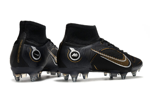 Nike Mercurial Superfly 8 Elite Campo Trava Mista - Preta - Image 2