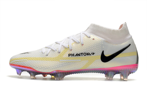 Nike Phantom GT2 Elite DF Campo - Branca/Amarela