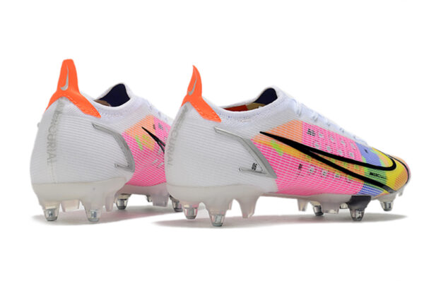 Nike Mercurial Vapor XIV Elite SG Campo Trava Mista - Branca/Rosa - Image 3