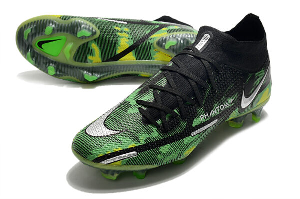 Nike Phantom GT2 Dynamic Fit Elite Campo - Verde/Preta - Image 3