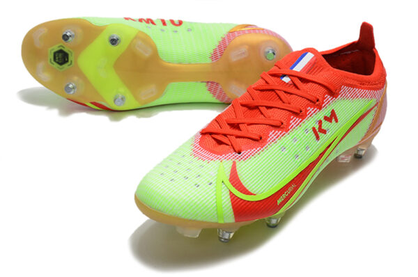 Nike Mercurial Vapor XIV Elite SG Campo Trava Mista - Vermelha/Verde - Image 3