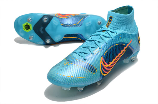 Nike Mercurial Superfly 8 Elite Campo Trava Mista - Azul - Image 3