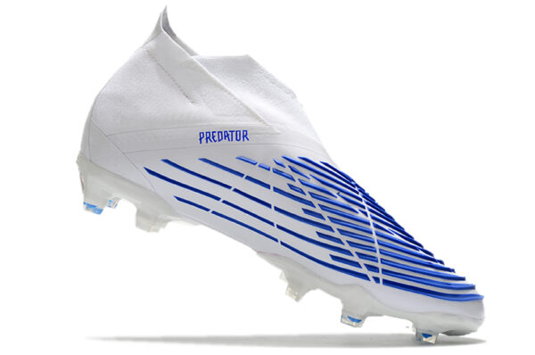 Adidas Predator Edge+ Campo - Branca/Azul - Image 4