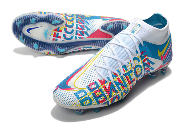 Nike Phantom GT Elite DF 3D Campo - Branca/Azul - Image 3