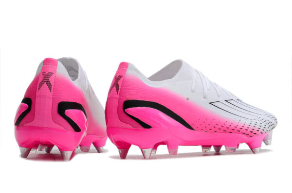 Adidas X SPEEDPORTAL 1 Campo Trava Mista - Branca/Rosa - Image 2