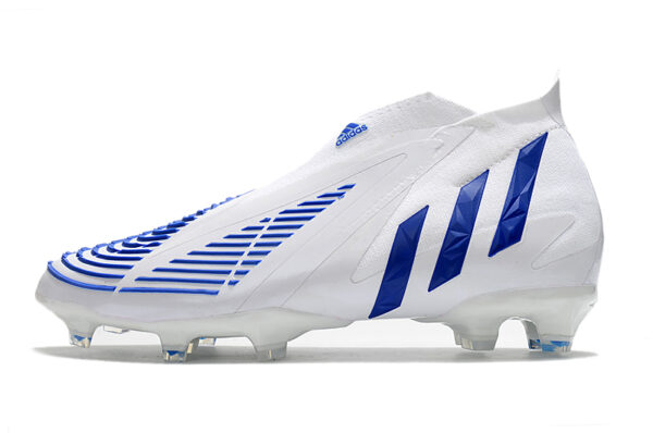 Adidas Predator Edge+ Campo - Branca/Azul