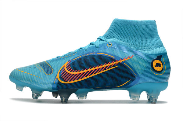 Nike Mercurial Superfly 8 Elite Campo Trava Mista - Azul