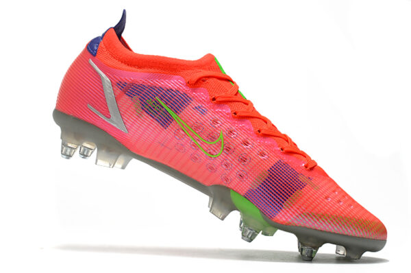 Nike Mercurial Vapor XIV Elite SG Campo Trava Mista - Laranja/Rosa - Image 4