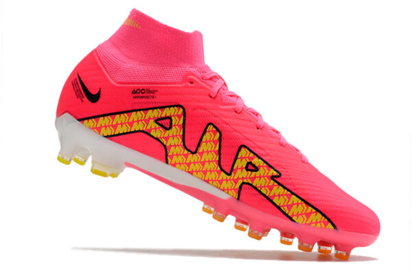 Nike Air Zoom Mercurial Superfly IX Elite Campo - Rosa/Amarelo - Image 4